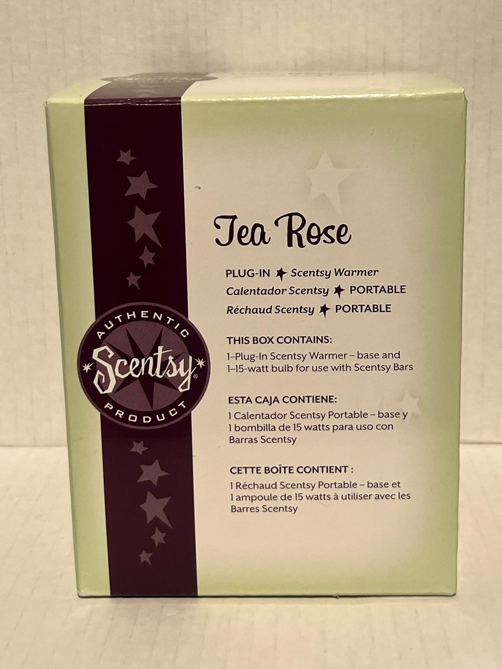 Brand New in Box - Scentsy’s Mini Size Tea Rose Scent Warmer - Picture 6 of 6